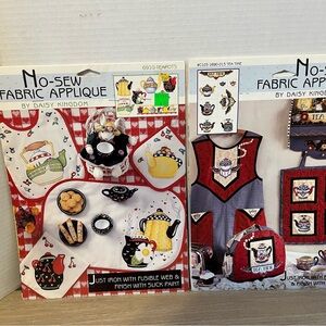 Daisy Kingdom No-Sew Fabric Applique Set - Red , Yellow and Black